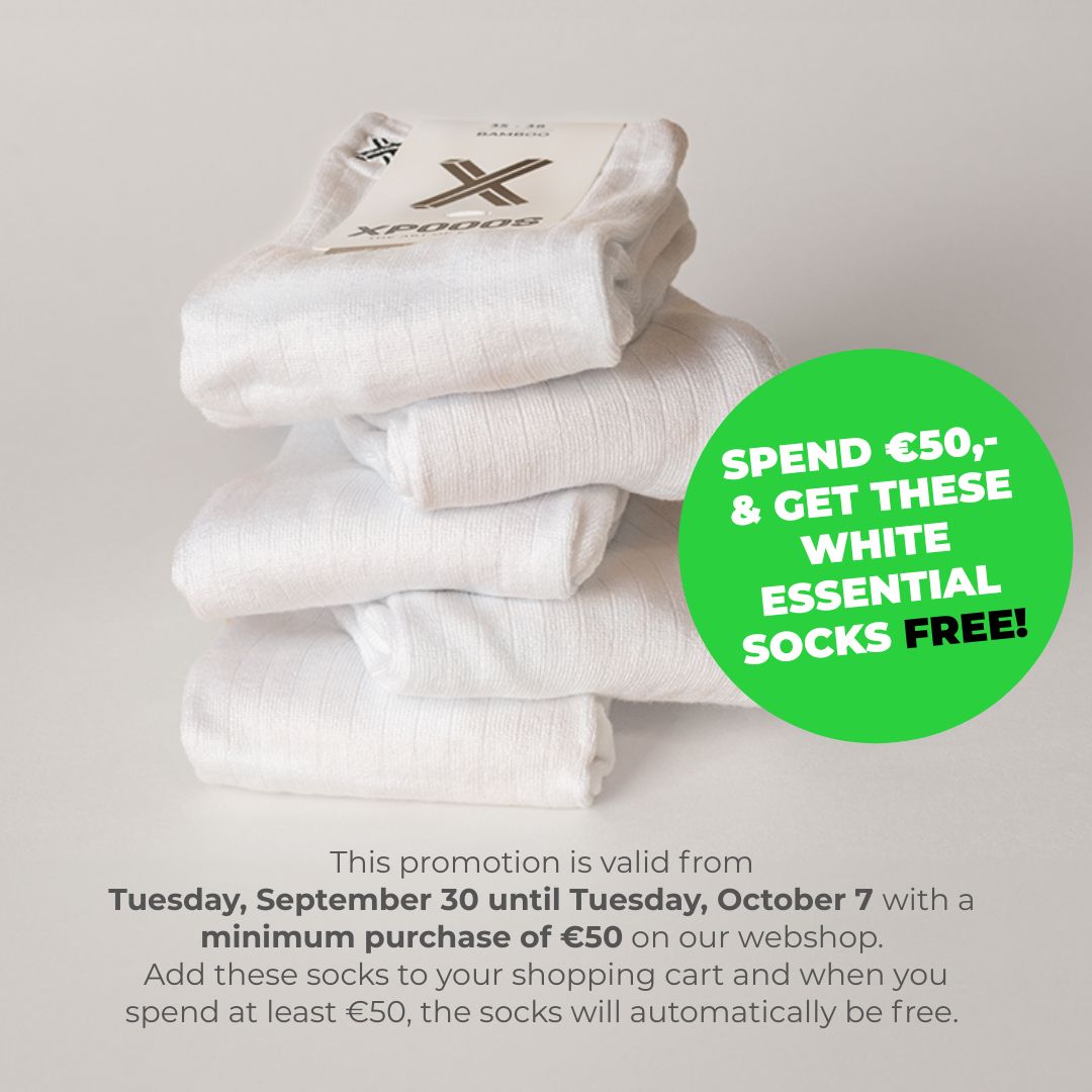 Den Bosch Bamboo Basic Unisex Socken weiß
