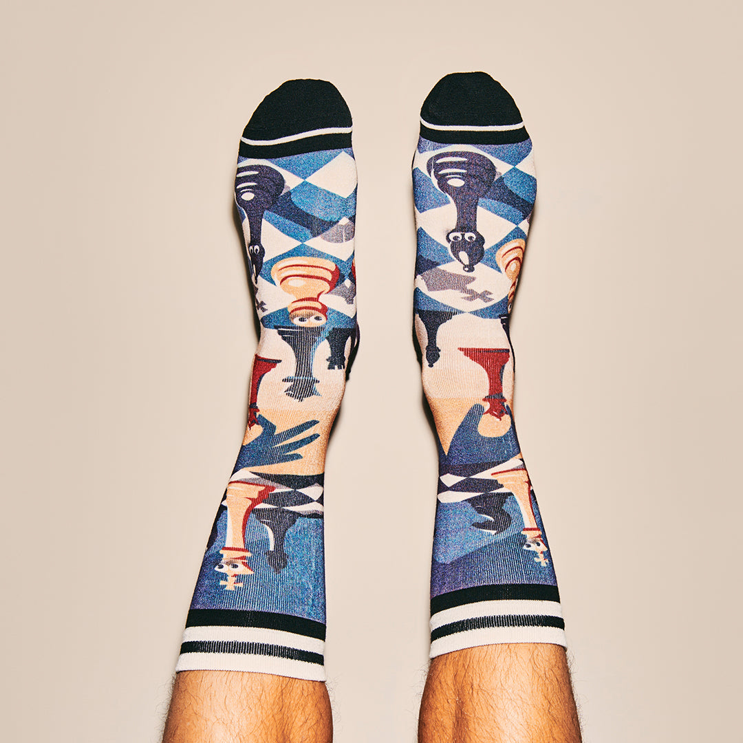 Check Mate Bamboo men's socks